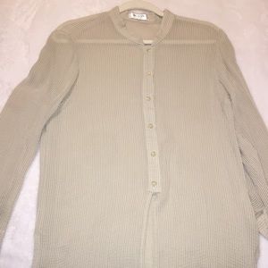 Vintage Striped Button Down Shirt